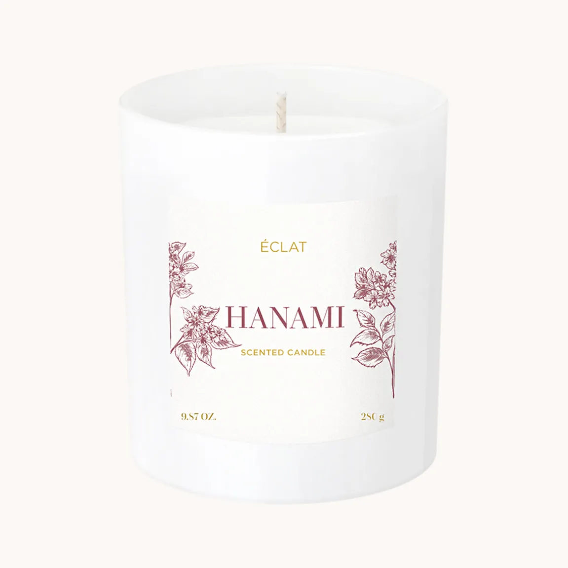 ÉCLAT Hanami Duftkerze aus Sojawachs