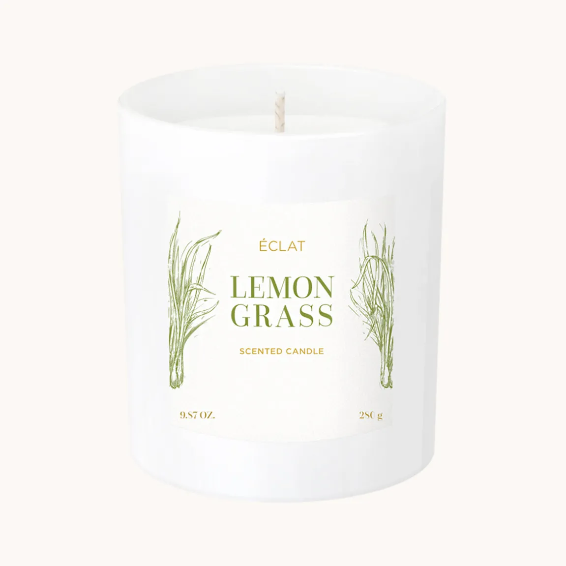 ÉCLAT Lemongrass Duftkerze aus Sojawachs