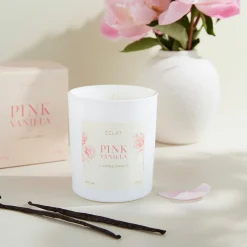 ÉCLAT Pink Vanilla Duftkerze aus Sojawachs